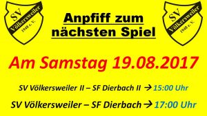 2.Spieltag 19.8